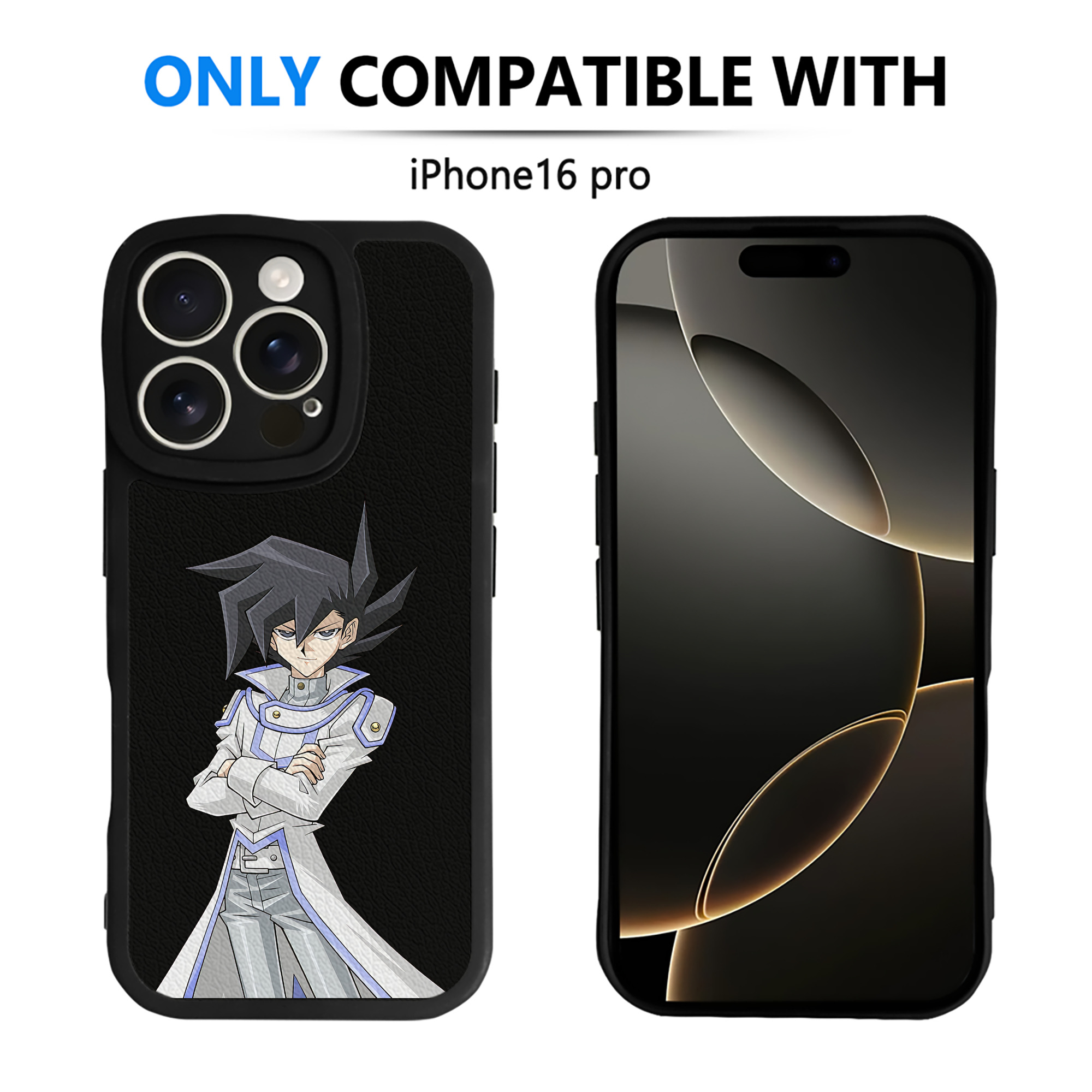 遊☆戯☆王 Yu-Gi-Oh! 【iPhone 16シリーズ対応】シリコンスマホケース（レザー調） 材質：シリコン
